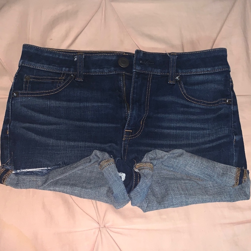 Denim shorts